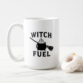 Witch Fuel Mugg - Funny Halloween Coffee Kopp