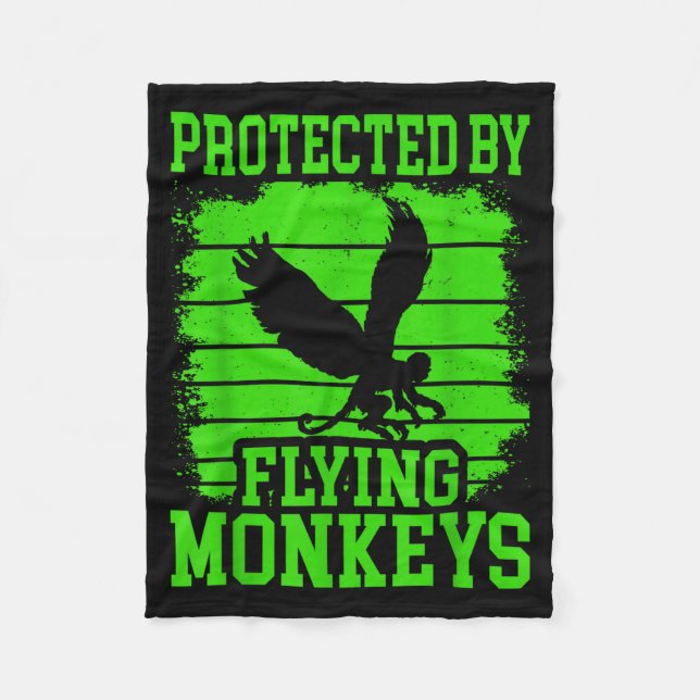 Witch Get My Flying Monkeys  Fleecefilt (Framsidan)