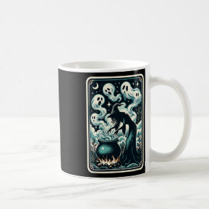 Witch Ghost Cauldron Gothic Supernatural Tarot Car Kaffemugg