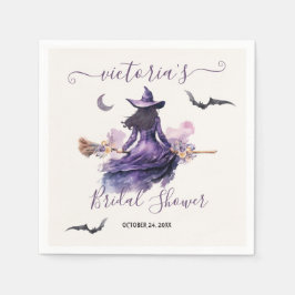 Witch håller på att bli Hitched Halloween Möhippa Pappersservett