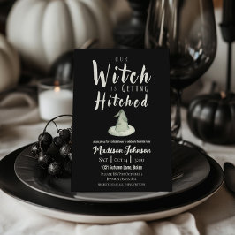 Witch håller på att bli svart på Möhippan Fall Inbjudningar