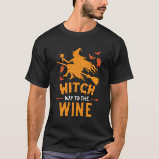 Witch Halloween 2022 Witch mot Vin T Shirt