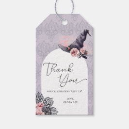 Witch Halloween Birthday eller Baby Shower Presentetikett