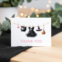 Witch Halloween Clothesline Baby Shower