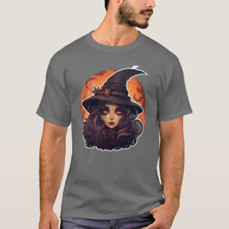Witch Halloween Cute-vänner T Shirt