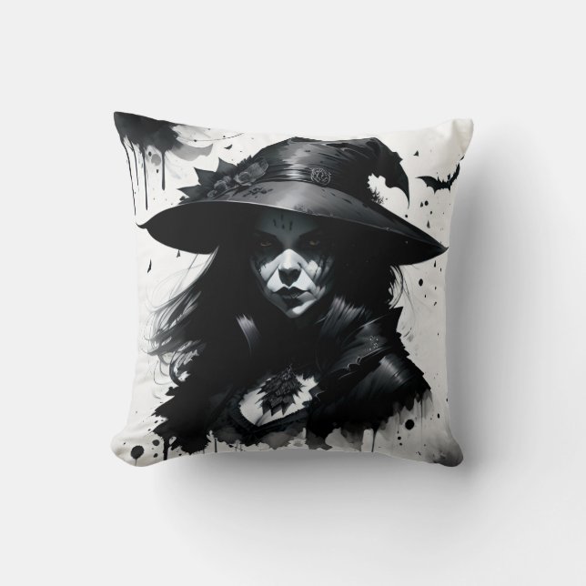 Witch Halloween Dekorativ kudde (Framsida)