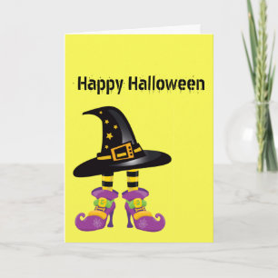 Witch Halloween Kort