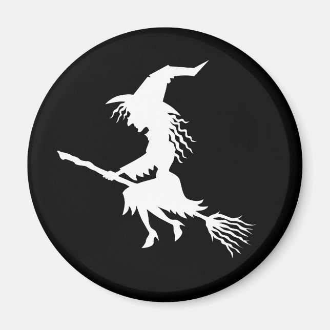 Witch Halloween Magnet (Framsidan)
