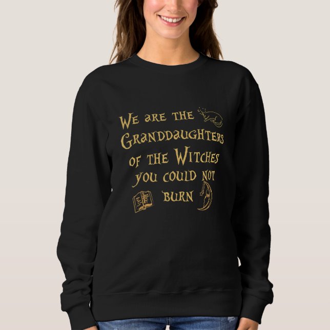 Witch Halloween Mystical T Shirt (Framsida)