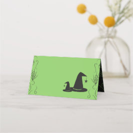 Witch Hat Baby Shower Halloween Placeringskort