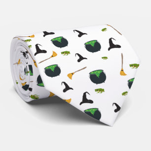 Witch Hat Broom Caldron Halloween Mönster Slips