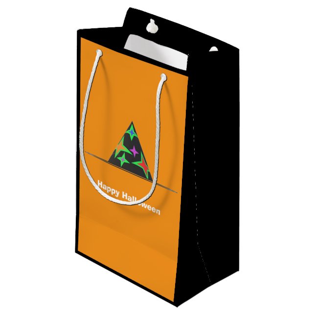 Witch Hat Halloween Gift Bag (Framsidan Vinklad)