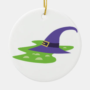 Witch Hat Julgransprydnad Keramik