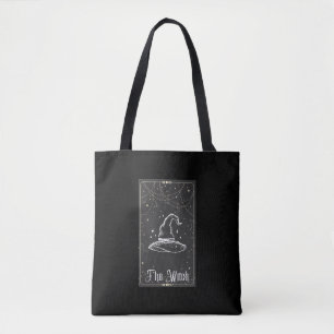 Witch Hat Tarot Tote Bag Tygkasse