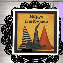 Witch Hats Halloween fest Napkins Pappersservett