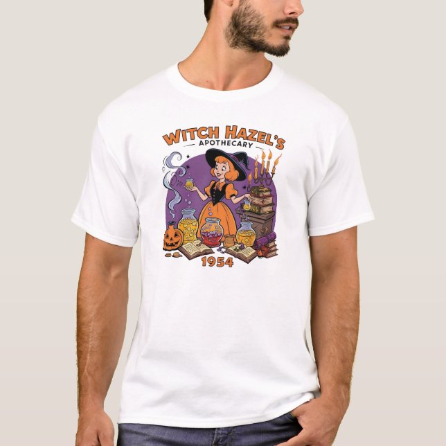 Witch Hazel's Apothecary 1954 apothecary T Shirt (Framsida)