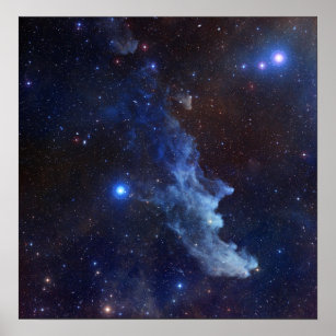 Witch Head Nebula NASA Space Poster