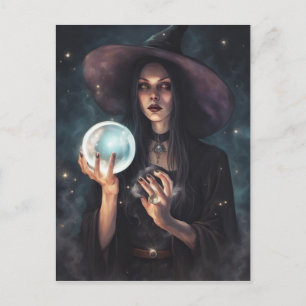 Witch Hilde Postcard Vykort