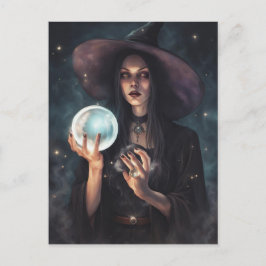 Witch Hilde Postcard Vykort