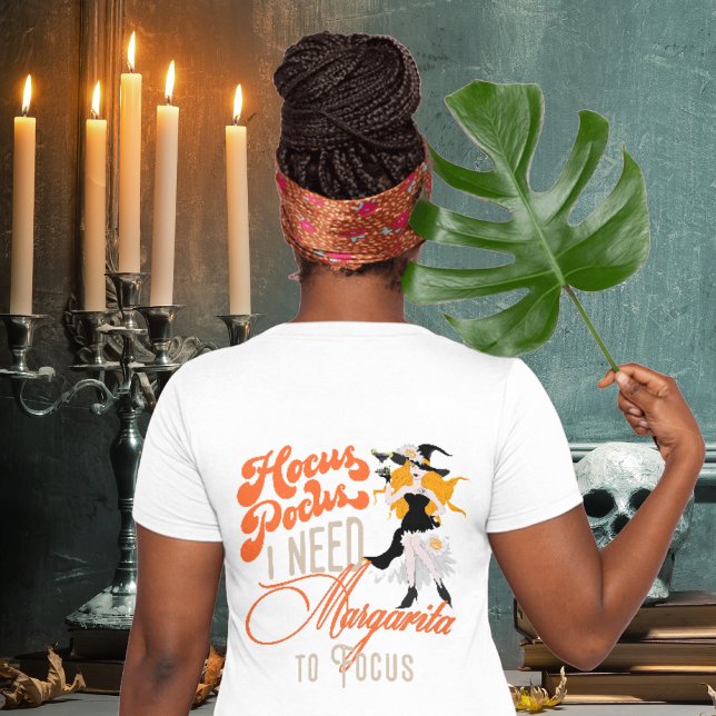 Witch Hocus pocus Margarita to focus Halloween T Shirt (Witch Hocus Pocus Margarita To Focus Halloween T-Shirt Funny Margarita Quote Halloween Party Costume)