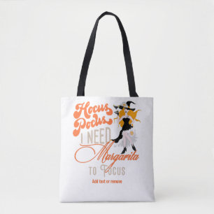 Witch Hocus pocus Margarita to focus Halloween Tygkasse