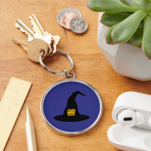 WITCH HUNT KEYCHAIN RUND SILVERFÄRGAD NYCKELRING