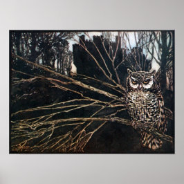 Witch i Uggla-form Poster