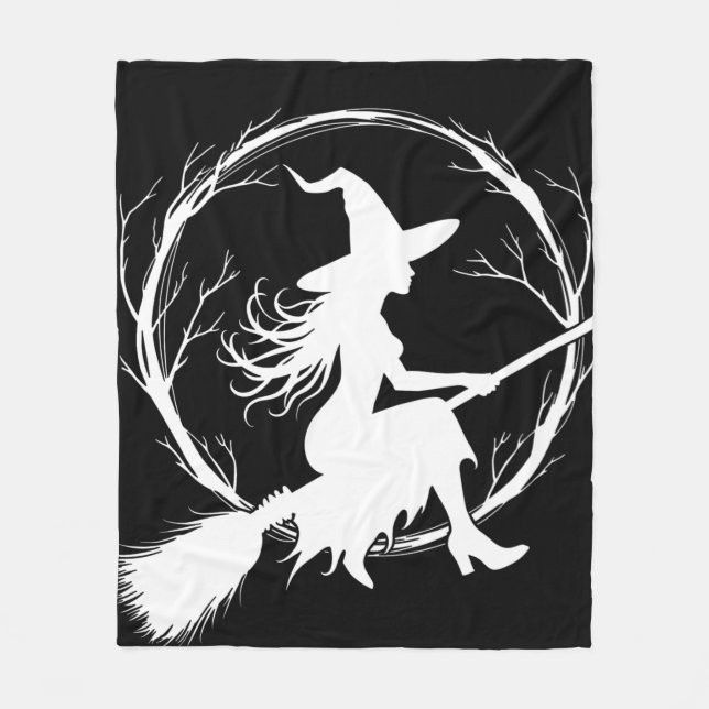 Witch in Flight Fleece Blanket (Framsidan)