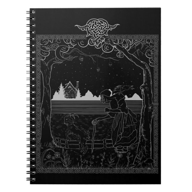 Witch in the Wood: Oberättade Folktale Anteckningsbok (Framsidan)