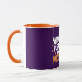 Witch, jag är meditating Halloween Mugg