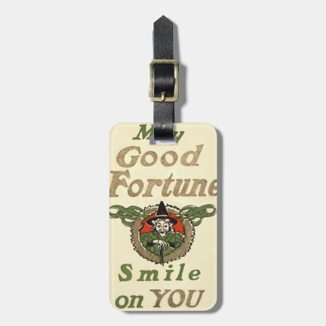 Witch kan Bra Fortune Smile på stammen Bagagebricka (Vertikal Framsida)