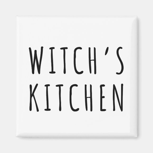 Witch Kitchen White Magic Fridge Magnet (Framsidan)