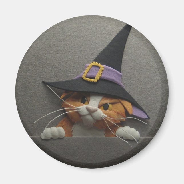 Witch Kitten Magnet (Framsidan)