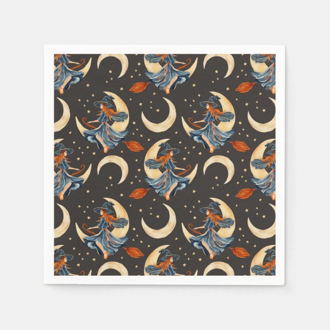 Witch, Måne och Planets Pappersservett (Framsidan)