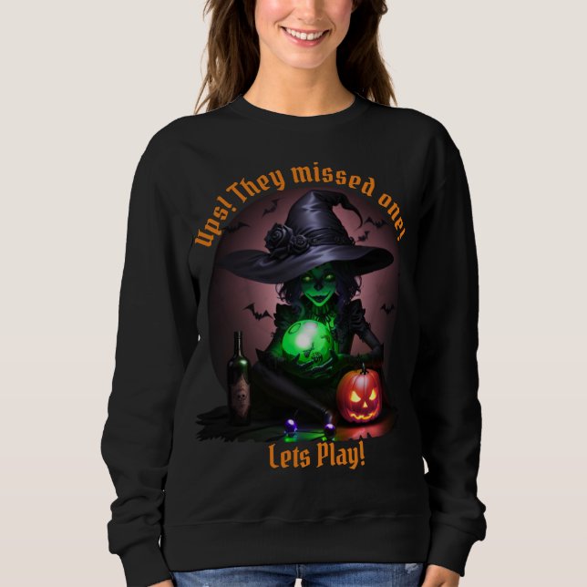 Witch med Fortuneball T Shirt (Framsida)