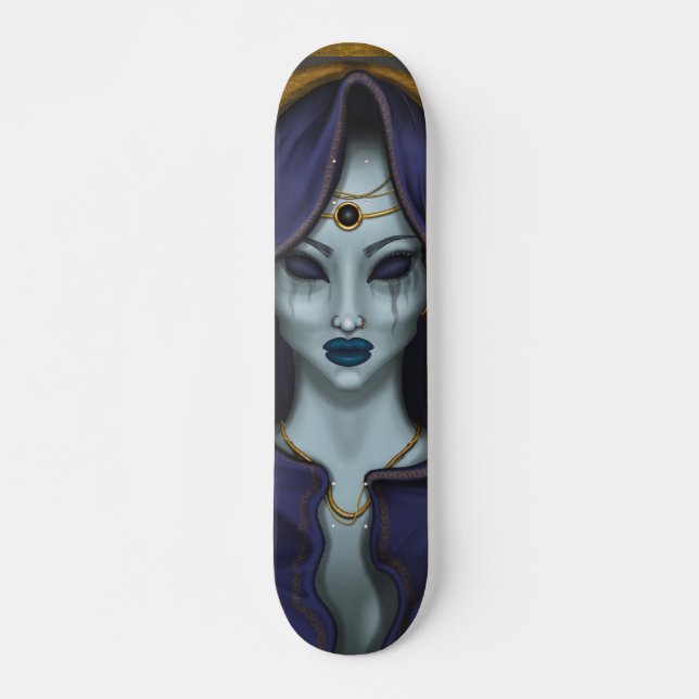 witch mini skateboard bräda 18,5 cm (Framsida)