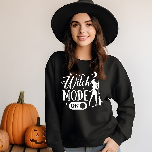 Witch Mode On, Funny Gift for her Halloween T Shirt (Skapare uppladdad)