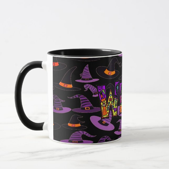 Witch Mugg Spooky Cute Halloween-kaffe (Vänster)