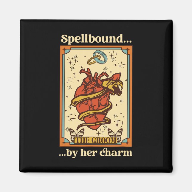 Witch Mystical Lny Bride and Groom Spellbunden av Magnet (Framsidan)