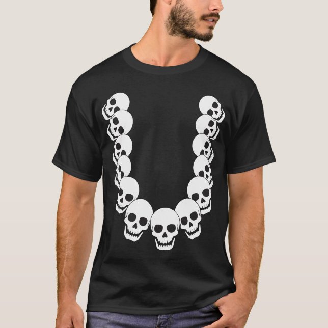 Witch Necklace Halloween vintage T Shirt (Framsida)