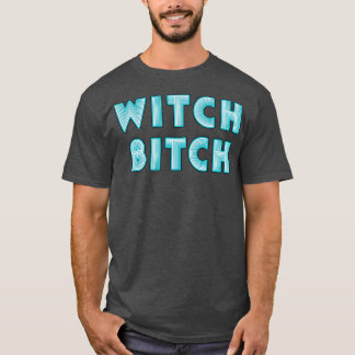 Witch Neon Text T Shirt