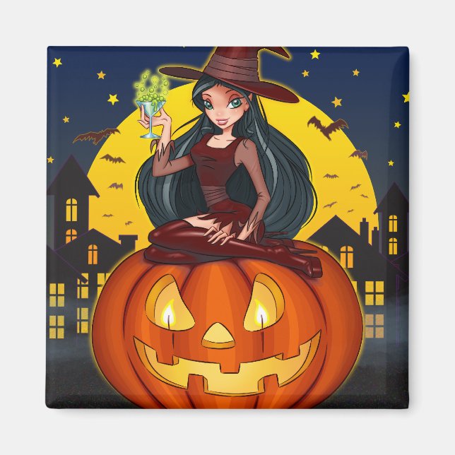 "Witch Night" Magnet (Framsidan)