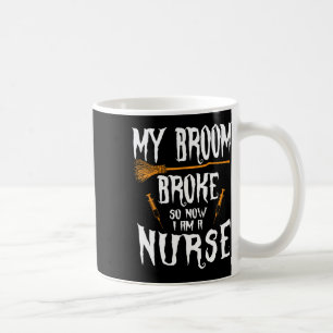 Witch Nurse Funny som säger Costume Easy Halloween Kaffemugg