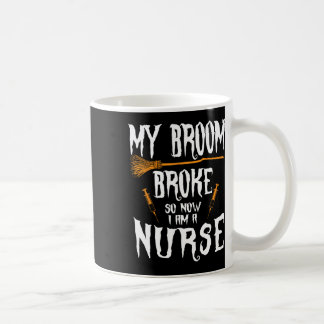 Witch Nurse Funny som säger Costume Easy Halloween Kaffemugg