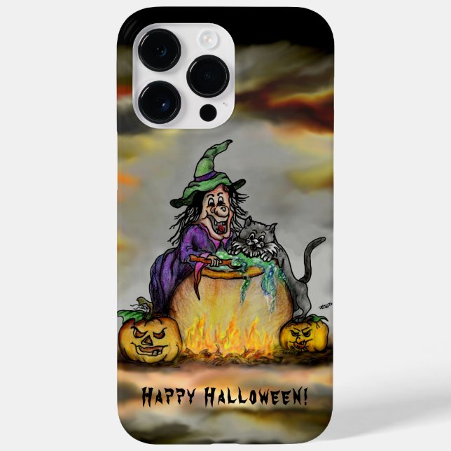 Witch och Black Cat, Happy halloween! (Baksida)