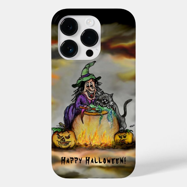 Witch och Black Cat, Happy halloween! (Baksida)