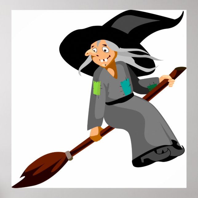 Witch och Broomstick Poster (Framsidan)