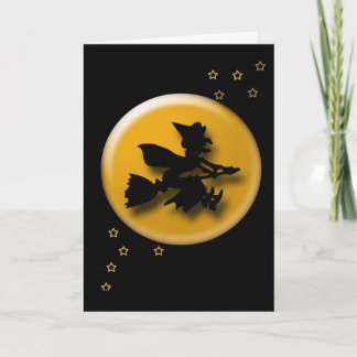 WItch och Måne Kort