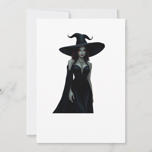 Witch of the Night Inbjudningar (Framsida)
