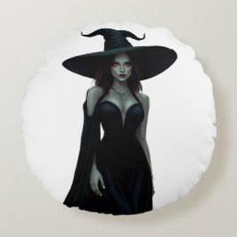 Witch of the Night Rund Kudde